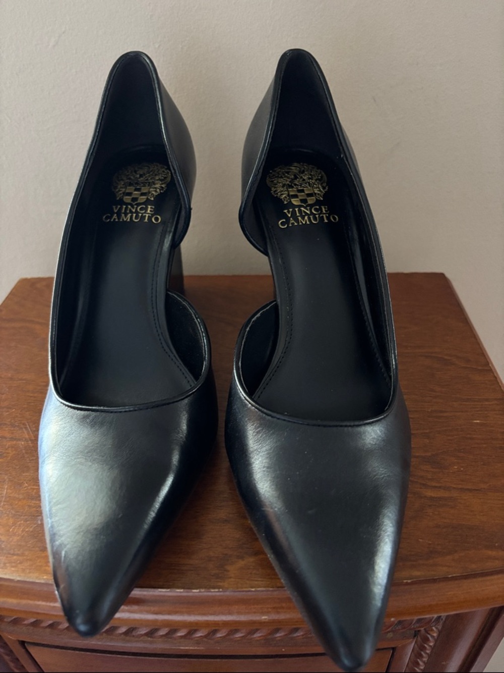 Vince Camuto Black Wedge Women’s Shoes Size: 9.5 Great Condition